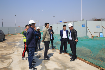 浦口經(jīng)濟開發(fā)區(qū)管委會蒞臨百合路環(huán)保項目現(xiàn)場檢查指導(dǎo)，為綠色發(fā)展保駕護航